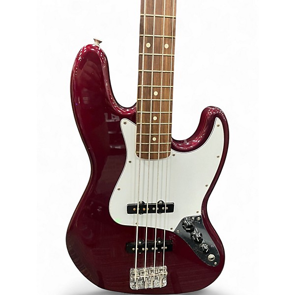 Used Fender Player Jazz Bass Maroon Electric Bass Guitar