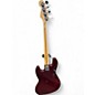 Used Fender Player Jazz Bass Maroon Electric Bass Guitar