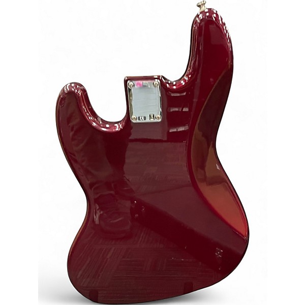 Used Fender Player Jazz Bass Maroon Electric Bass Guitar