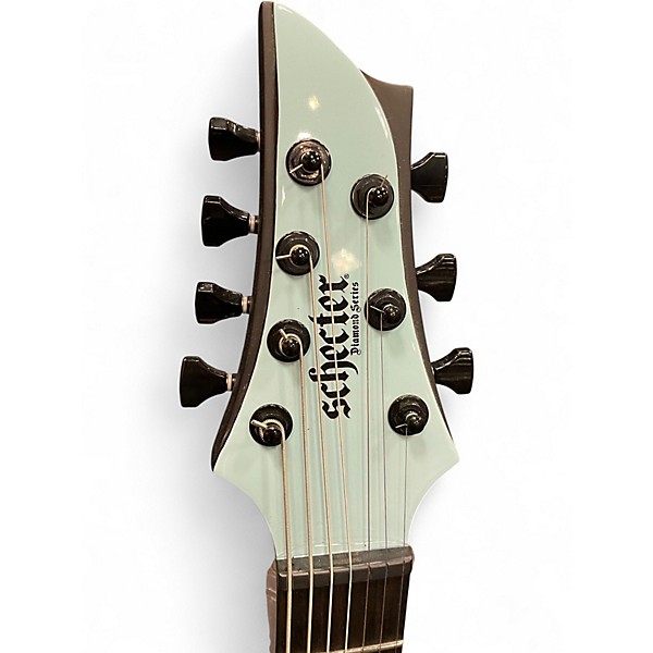 Used Schecter Guitar Research TAO 7 JOHN BROWNE SIGNATURE Blue Solid Body Electric Guitar