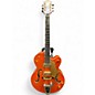 Used Gretsch Guitars G6120-60 Chet Atkins Signature Orange Hollow Body Electric Guitar thumbnail