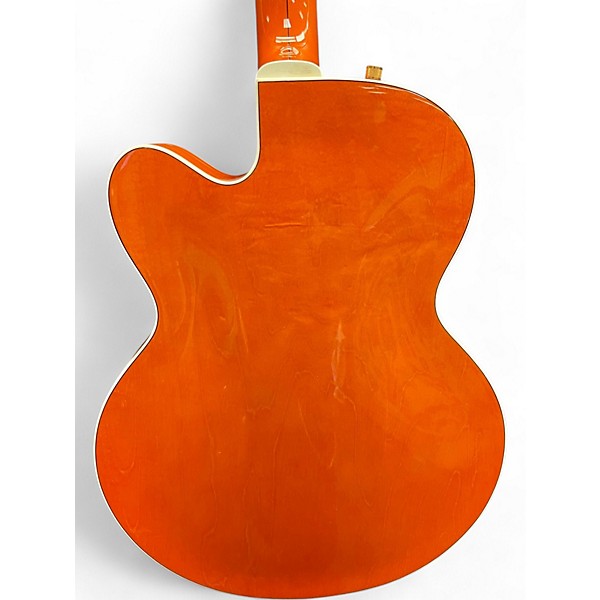 Used Gretsch Guitars G6120-60 Chet Atkins Signature Orange Hollow Body Electric Guitar