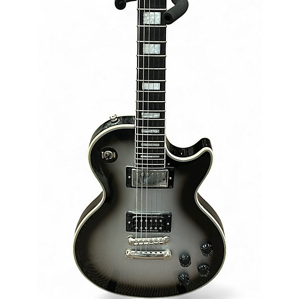 Used Epiphone Les Paul Custom SILVER BURST Solid Body Electric Guitar