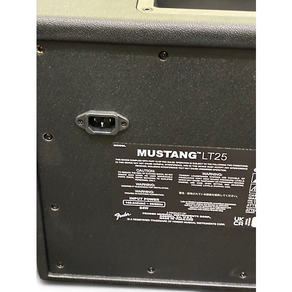 Used Fender Mustang LT25 25W 1x8 Guitar Combo Amp