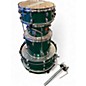 Used Premier 4 Piece Artist Club Birch British Racing Green Drum Kit