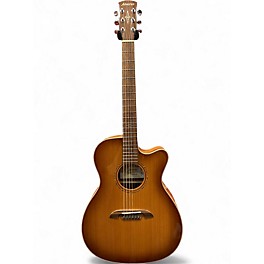 Used Alvarez AFA95CE Shadow Burst Acoustic Electric Guitar