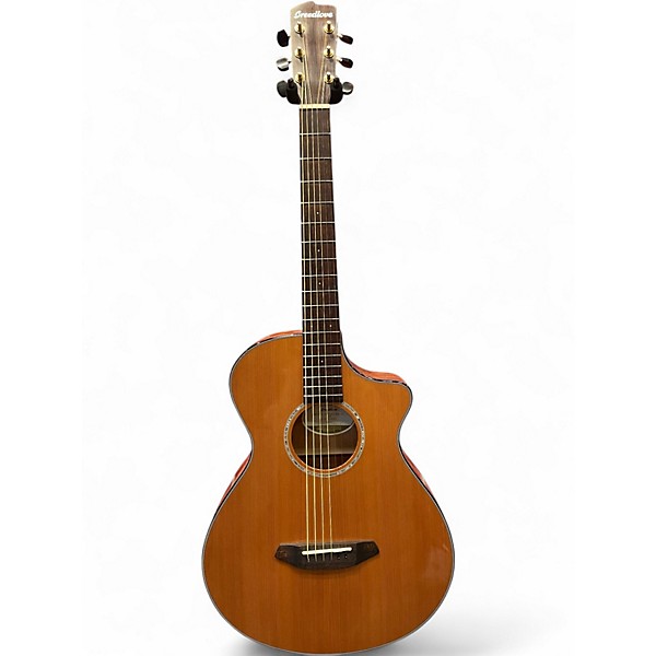 Used Breedlove Pursuit Concert Natural Acoustic Electric Guitar