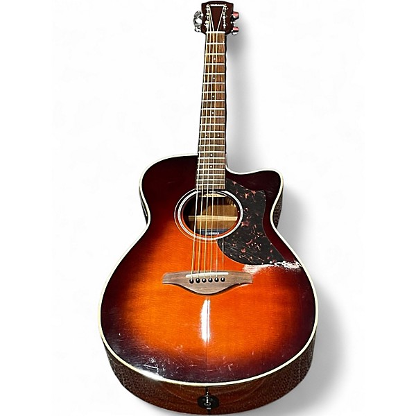 Used Yamaha AC1M Tobacco Sunburst Acoustic Electric Guitar
