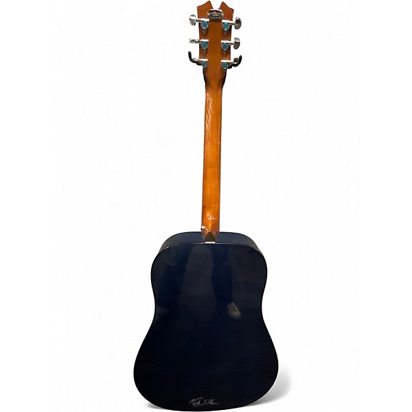 Used Keith Urban Black Label Platinum Dark Blue Acoustic Electric Guitar