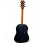Used Keith Urban Black Label Platinum Dark Blue Acoustic Electric Guitar