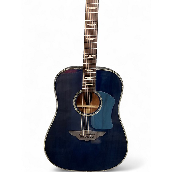 Used Keith Urban Black Label Platinum Dark Blue Acoustic Electric Guitar