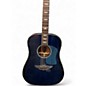 Used Keith Urban Black Label Platinum Dark Blue Acoustic Electric Guitar