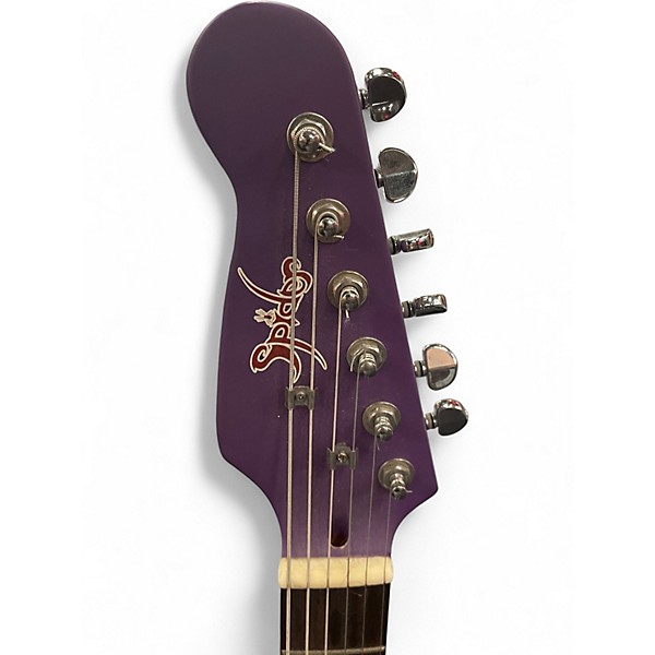 Used Hardlock SPIDER Purple Solid Body Electric Guitar