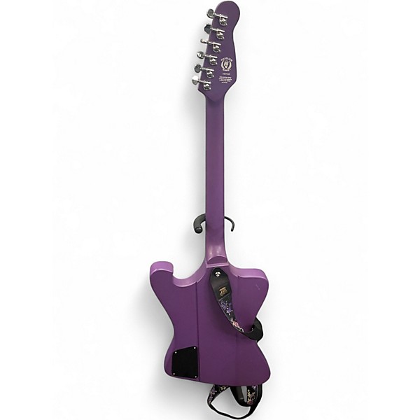 Used Hardlock SPIDER Purple Solid Body Electric Guitar