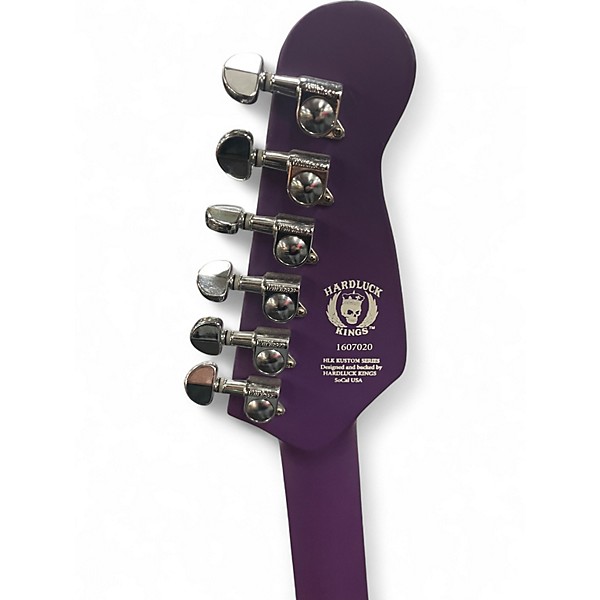 Used Hardlock SPIDER Purple Solid Body Electric Guitar