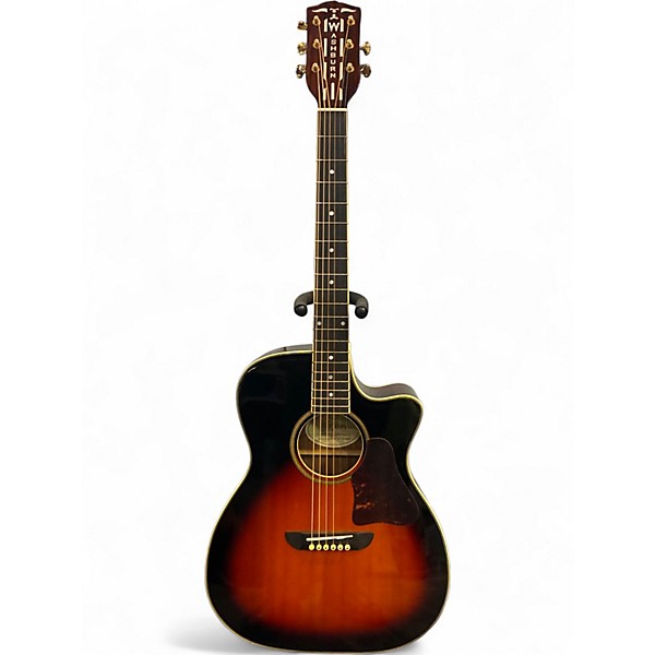 Used Washburn Warren Hayes Signature WSD5240 Tobacco Sunburst Acoustic Electric Guitar