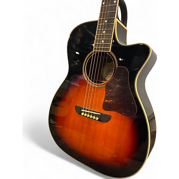 Used Washburn Warren Hayes Signature WSD5240 Tobacco Sunburst Acoustic Electric Guitar