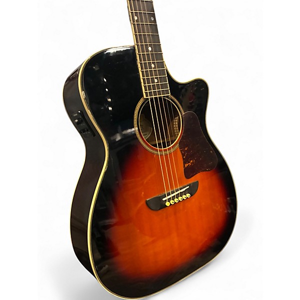 Used Washburn Warren Hayes Signature WSD5240 Tobacco Sunburst Acoustic Electric Guitar