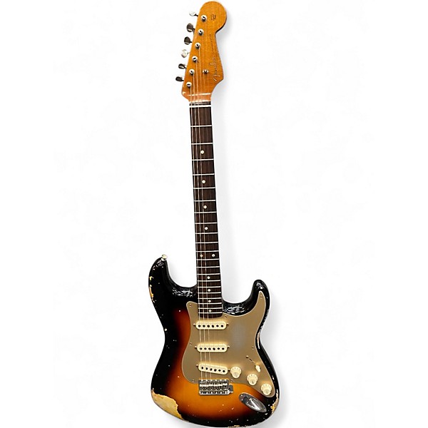 Used Fender Custom Shop LTD Namm 59' Stratocaster Heavy Relic Sunburst Solid Body Electric Guitar