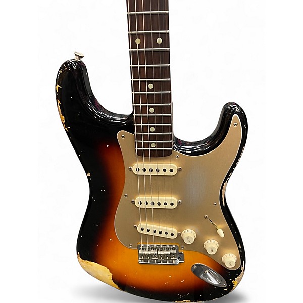 Used Fender Custom Shop LTD Namm 59' Stratocaster Heavy Relic Sunburst Solid Body Electric Guitar