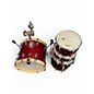 Used SONOR 4 Piece AQX Micro Red Moon Sparkle Drum Kit