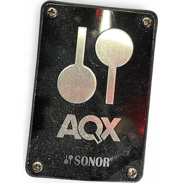 Used SONOR 4 Piece AQX Micro Red Moon Sparkle Drum Kit