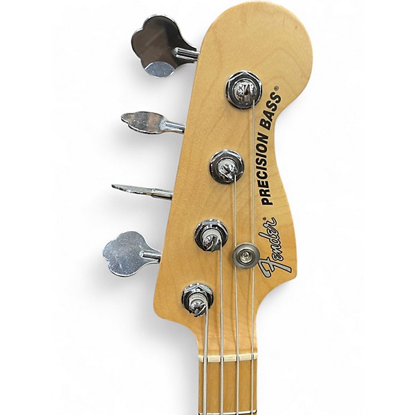 Used Fender American Performer Precision Bass Satin Lake Placid Blue Electric Bass Guitar