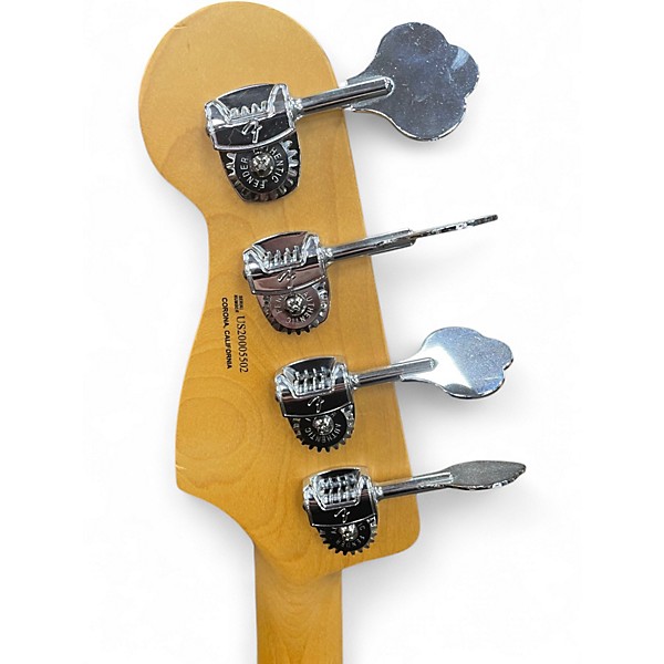 Used Fender American Performer Precision Bass Satin Lake Placid Blue Electric Bass Guitar