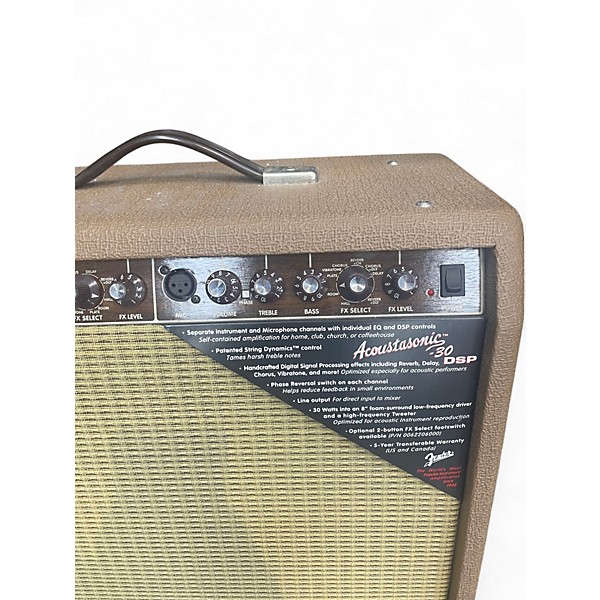 Used Fender Acoustasonic 30 DSP Acoustic Guitar Combo Amp