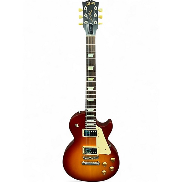 Used Gibson Les Paul Tribute 2 Tone Sunburst Solid Body Electric Guitar