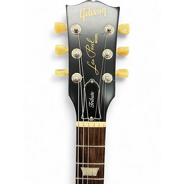 Used Gibson Les Paul Tribute 2 Tone Sunburst Solid Body Electric Guitar