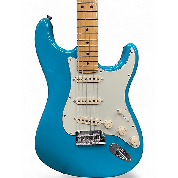 Used Fender American Professional II Stratocaster miami blue Solid Body Electric Guitar