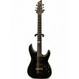 Used Schecter Guitar Research blackjack sls C-1 Black Solid Body Electric Guitar