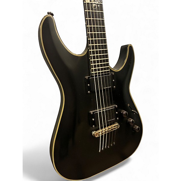 Used Schecter Guitar Research blackjack sls C-1 Black Solid Body Electric Guitar