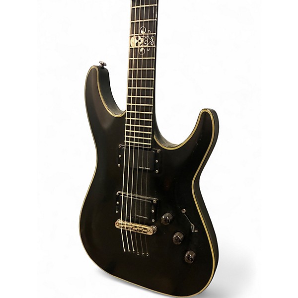 Used Schecter Guitar Research blackjack sls C-1 Black Solid Body Electric Guitar