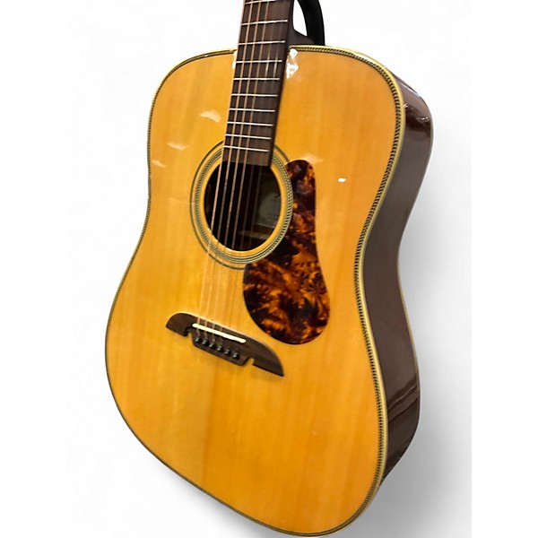 Used Alvarez MD610E HERRINGBONE Natural Acoustic Electric Guitar