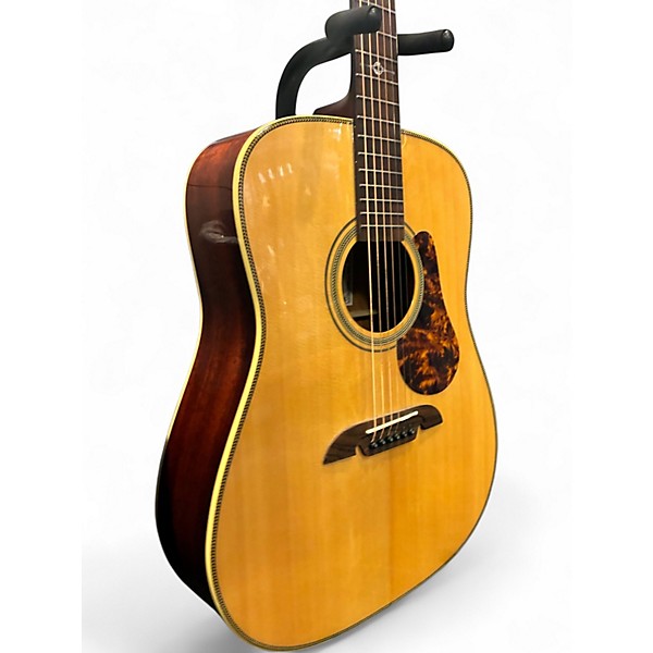 Used Alvarez MD610E HERRINGBONE Natural Acoustic Electric Guitar
