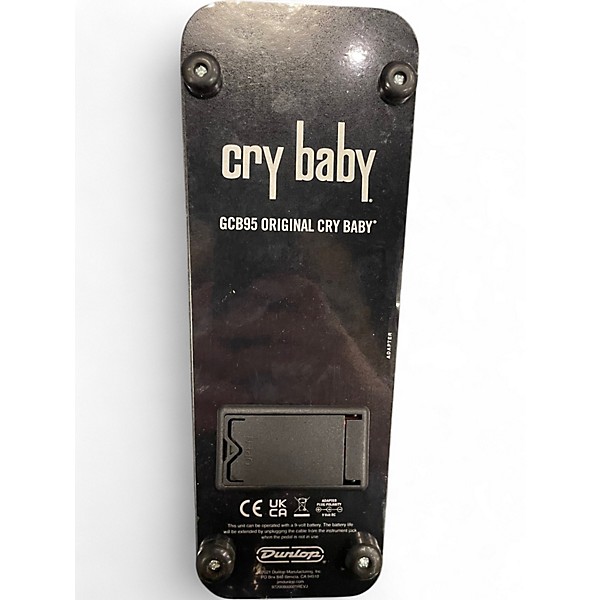 Used Dunlop GCB95 Original Crybaby Wah Effect Pedal