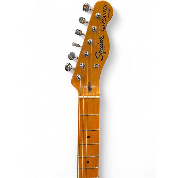 Used Squier Classic Vibe Telecaster Thinline Blue Hollow Body Electric Guitar