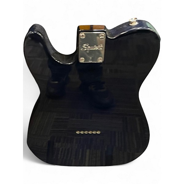 Used Squier Classic Vibe Telecaster Thinline Blue Hollow Body Electric Guitar