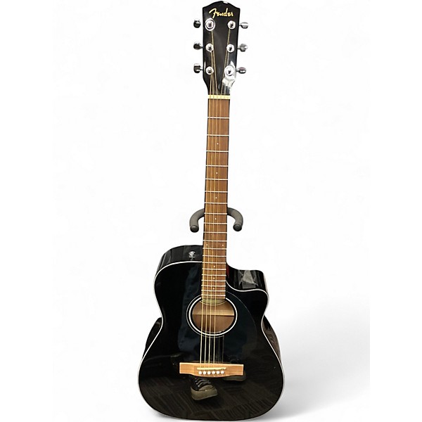 Used 2017 Fender CD60 Dreadnought Black Acoustic Guitar
