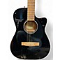 Used 2017 Fender CD60 Dreadnought Black Acoustic Guitar
