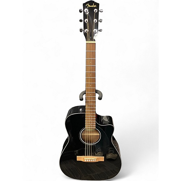 Used 2017 Fender CD60 Dreadnought Black Acoustic Guitar