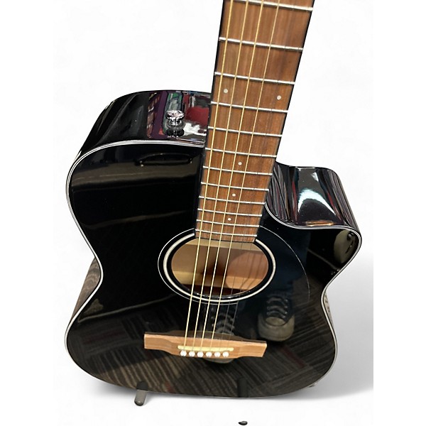 Used 2017 Fender CD60 Dreadnought Black Acoustic Guitar