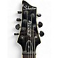 Used 1999 Schecter Guitar Research 007 Elite Left Handed Translucent Black Solid Body Electric Guitar