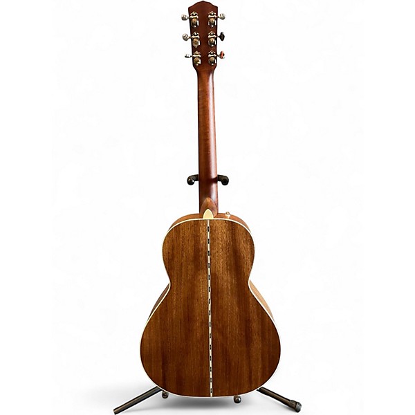 Used Fender Paramount PS-220E Parlor Aged Cognac Burst Acoustic Electric Guitar