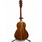 Used Fender Paramount PS-220E Parlor Aged Cognac Burst Acoustic Electric Guitar