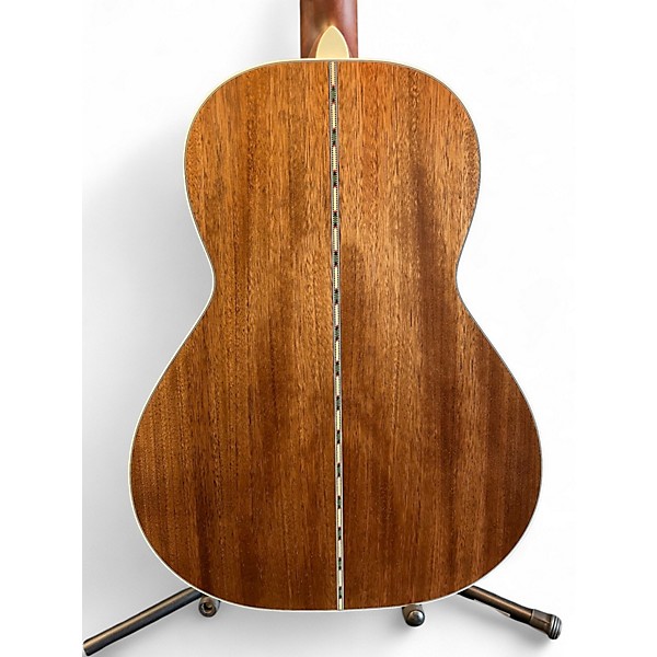 Used Fender Paramount PS-220E Parlor Aged Cognac Burst Acoustic Electric Guitar