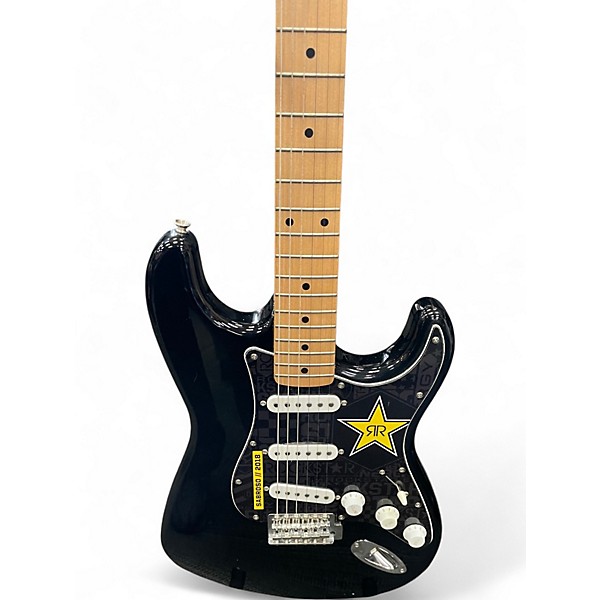 Used Squier Affinity Stratocaster black Solid Body Electric Guitar