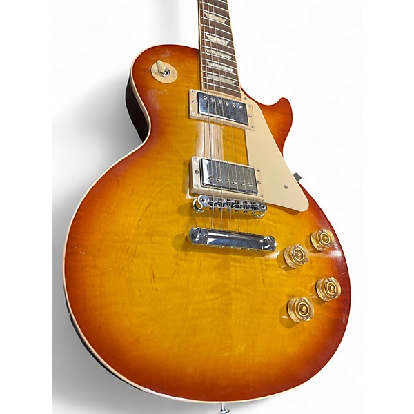 Used 2016 Gibson Les Paul Traditional Honey Burst Solid Body Electric Guitar